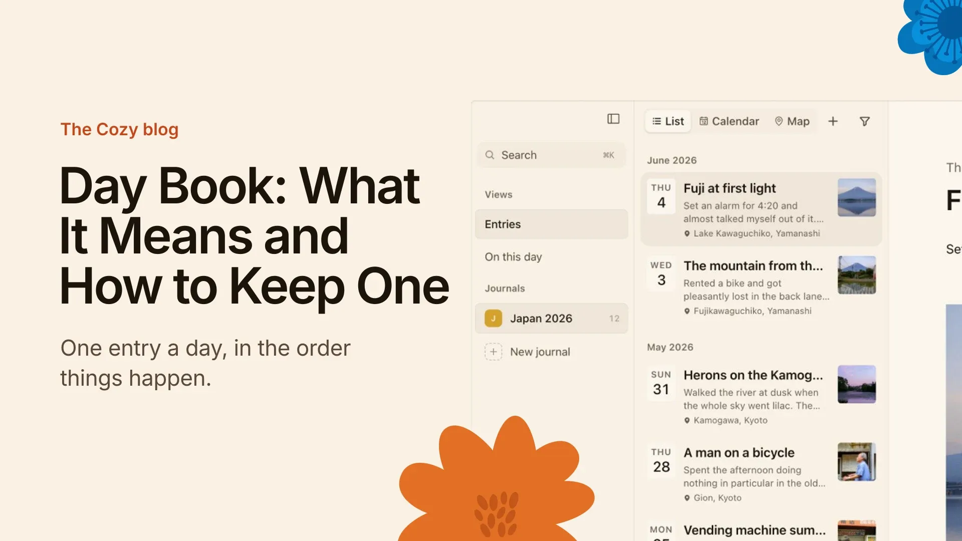 Cozy cover: What is a day book? From the bookkeeper's ledger to your own daily record