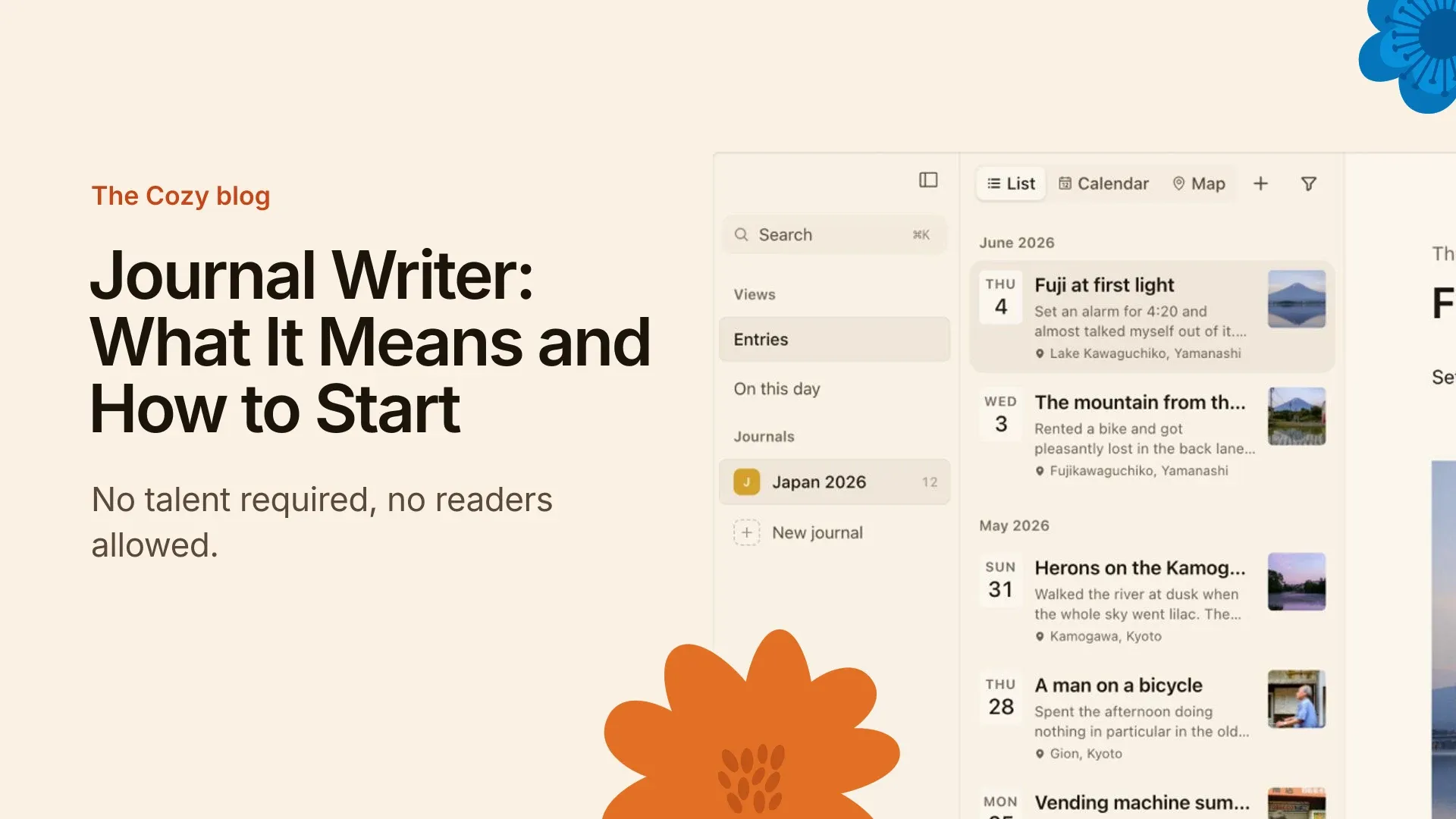 Cozy cover: What it means to be a journal writer (and how to start)