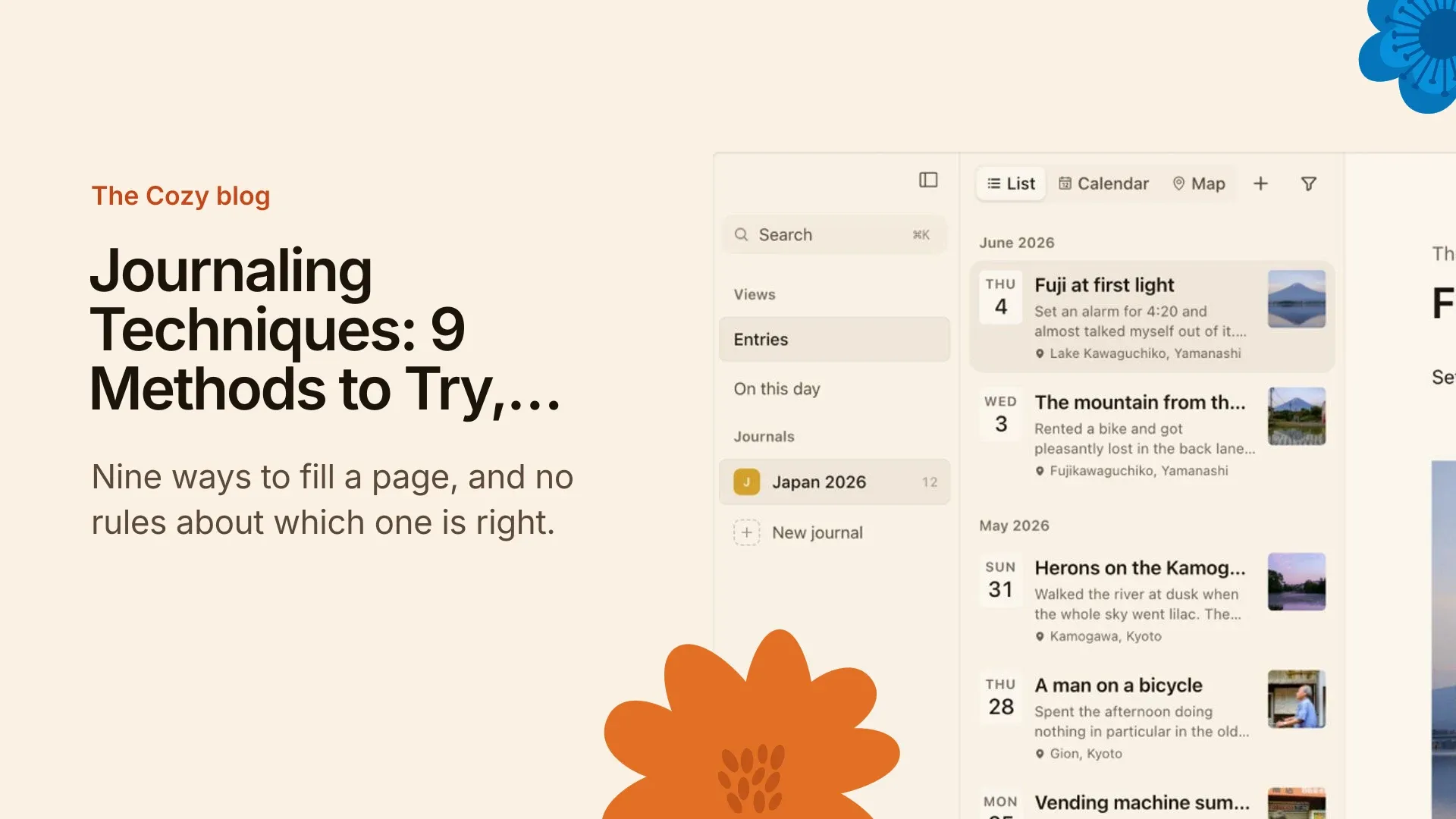 Cozy cover: Journaling techniques: 9 methods to try and how to pick one