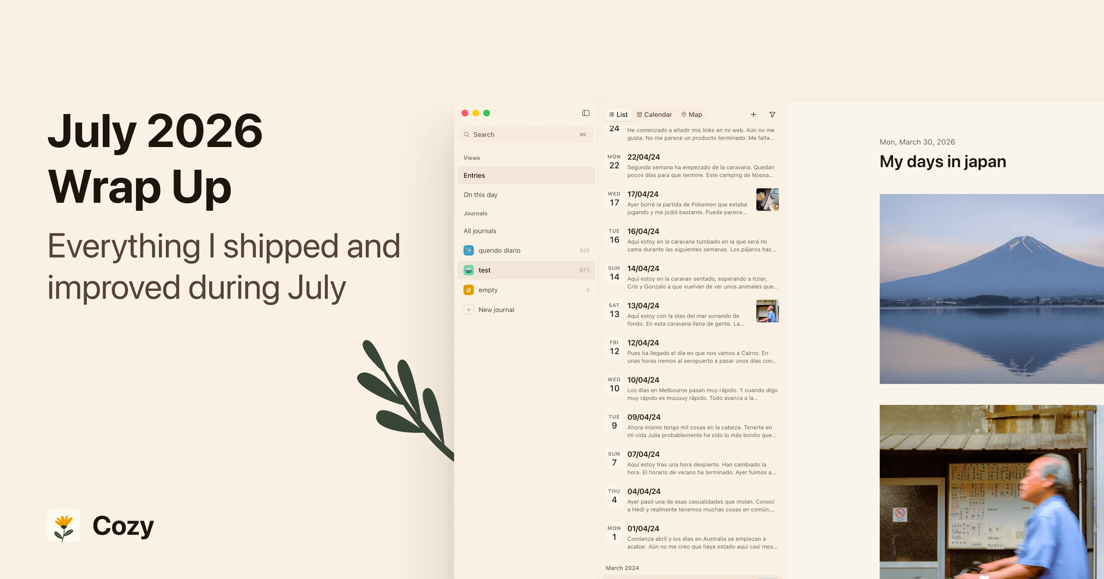 July 2026 wrap up: everything I shipped and improved during July