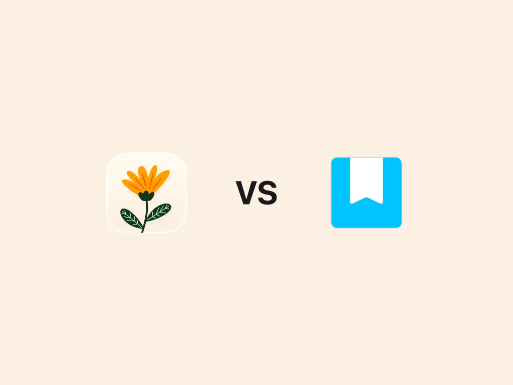 The Cozy app icon next to the Day One app icon, separated by 'vs'.