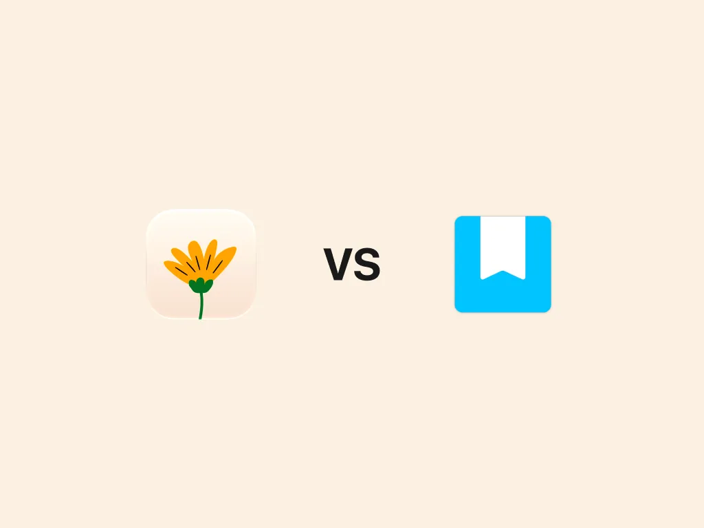 The Cozy app icon next to the Day One app icon, separated by 'vs'.
